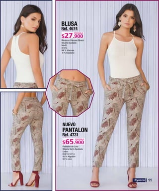 BLUSA
Ref. 4674
S-M-L
POR SOLO
PANTALON
Ref. 4731
POR SOLO
NUEVO
11
 