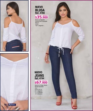 BLUSA
Ref. 4769
S-M-L
POR SOLO
NUEVO
JEANS
Ref. 4744
POR SOLO
NUEVO
42
 
