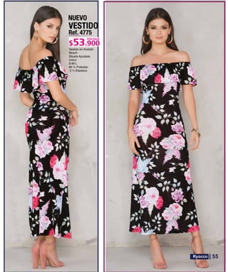 VESTIDO
Ref. 4775
Strech
S-M-L
POR SOLO
NUEVO
55
 