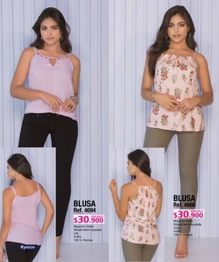 BLUSA
Ref. 4694
S-M-L
POR SOLO
BLUSA
Ref. 4666
S-M-L
POR SOLO
74
 
