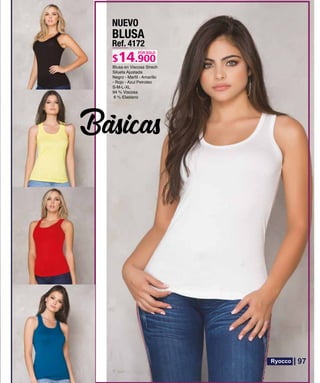 BLUSA
Ref. 4172
S-M-L-XL
POR SOLO
NUEVO
97
 