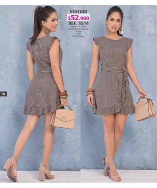 VESTIDO
REF. 5514
Vestido en Chalis
Silueta Semi Ajustada
Taupe
S-M-L
100 % Rayon
82
$52.900
 