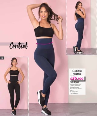 Multiuso Deportivo
Control Abdomen
Silueta Ajustada
Azul Oscuro - Negro
S-M-L
93 % Algodón
7 % Elastano
LEGGINGS
CONTROL
Ref. 2569
POR SOLO
98
$35.900
 