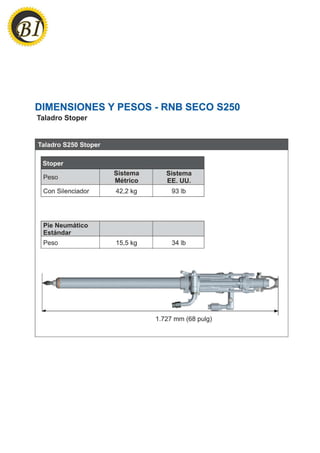 Perforadora RNB S250