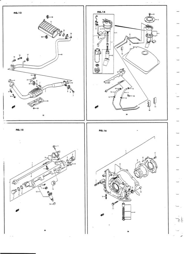 Suzuki Jimny Parts List