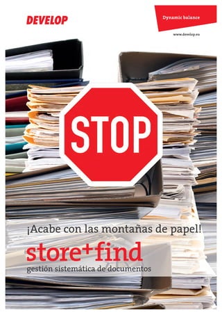 ¡Acabe con las montañas de papel!

gestión sistemática de documentos

 