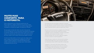 Todos os diferenciais do Iveco Hi-Way são pensados para você.
Nossos engenheiros e designers trabalharam duro para buscar máximo
conforto para o caminhoneiro. Por isso, esse caminhão consegue oferecer
comodidade nos momentos de trabalho e de descanso do motorista.
São duas opções de cabine: teto médio e teto alto. As duas são leito,
com 2,5m de largura por 2,25 de comprimento. Isso possibilita mais mobilidade
ao motorista e aumenta a sensação de bem-estar. O espaço entre os bancos
é plano e, na versão teto alto, uma pessoa de até 1,90 m pode ficar em pé
sem tocar a cabeça no teto. É espaço suficiente para trabalhar numa boa.
O interior do Hi-Way também é um show à parte. Com design exclusivo,
todos os detalhes foram pensados para a qualidade de vida a bordo.
O painel é moderno, ergonômico e funcional. Para fabricá-lo foram
utilizados materiais não reflexivos e de toque suave, o mesmo padrão
de acabamento de carros de luxo.
Os controles são bem posicionados e acessíveis. O motorista
tem mais segurança e tranquilidade para acionar as funções desejadas.
O Hi-Way também apresenta uma série de botões acoplados ao volante.
Assim, o motorista mantém as mãos ao volante todo o tempo.
Falar que os bancos do motorista e passageiros são confortáveis
e ergonômicos é pouco. Eles são simplesmente perfeitos.
A regulagem de altura, profundidade e inclinação é pneumática.
Além disso, você tem ajuste de lombar e lateral.
Os bancos também vêm com cinto de segurança integrado.
O corpo e a saúde dos motoristas agradecem.
Muitos itens para o conforto do motorista já vêm de fábrica:
ar-condicionado digital, vidros, travas, retrovisores elétricos
com aquecimento, rádio, CD/MP3, função RDS e entrada USB.
A geladeira e o box térmico têm formas similares e são
estrategicamente posicionados entre o banco do motorista
e o do passageiro. Eles são embutidos no compartimento
da cama, deixando o caminho livre dentro da cabine.
MUITO MAIS
CONFORTO PARA
O MOTORISTA.
 