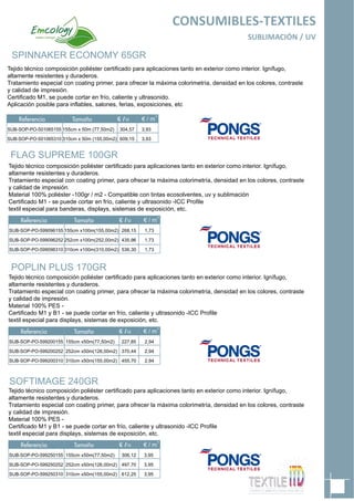 Catalogo sublimacion