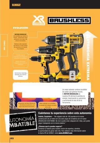 Catálogo taladros DeWALT - diciembre 2013