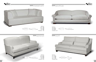 0,68
0,95
0,38
0,68
METRAJE
	2,30:	
9,25
	2,00:	
8,75
	1,70:	
8,25
	1,00:	
6,25
	Funda Brazos:	 1,25
0,90
0,95
0,45
0,59
METRAJE
2,30: 13,00
2,00: 12,00
1,70: 11,00
0,85: 6,50
Funda Brazos: 1,00
0,83
1,00
0,45
0,60
METRAJE
2,50:	14,50
2,30:	14,00
2,00:	13,50
Funda Brazos: 1,25
METRAJE
2,30:	 16,00
2,10:	 15,00
1,70:	 14,50
0,85:	 8,50
Funda Brazos:	
1,50
0,86
0,45
0,54
1,00
31
30
SOFÁ
GÉNOVA
SOFÁ
FRANKFURT SOFÁ
GEORGIA
SOFÁ
HOFF
 