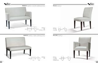 0,88
0,88
0,68
0,49
0,49
1,10
1,10
0,63
0,63
METRAJE
3,00
Funda Brazos:	 0,75
METRAJE
2,00
BANCO
FARO CON BRAZOS
BANCO
FARO SIN BRAZOS SILLÓN
FARO
0,68
0,49
0,90
0,60 0,63
METRAJE
1 ud.: 2,00
2 uds.: 3,75
Funda Brazos:	 0,75
0,49
0,90
0,50 0,63
METRAJE
1 ud.: 1,40
2 uds.: 2,25
105
104
SILLA
FARO
 