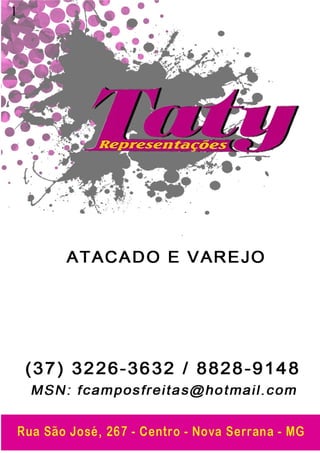 Tenis esportivo - Catalogo Setembro - Taty Representacoes
