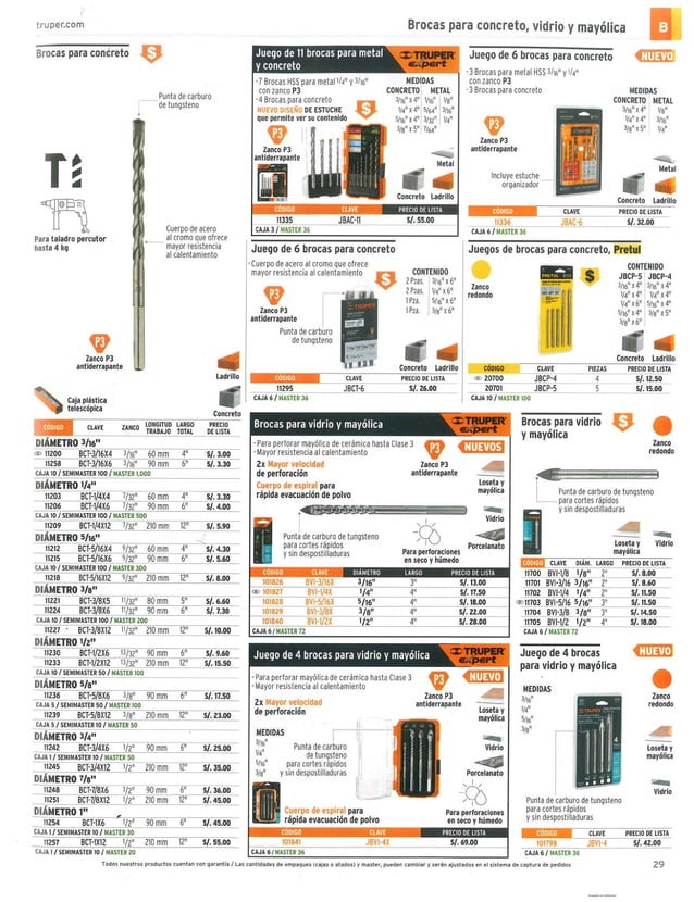 CATALOGO TRUPER HERRAMIENTAS EN GENERAL DEL AÑO 2022 PDF