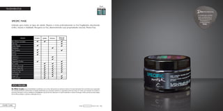 62
SPECIFIC MASK
Indicado para todos os tipos de cabelo. Repara e trata profundamente os fios fragilizados, devolvendo
brilho, maciez e vitalidade. Recupera os fios, desenvolvendo suas propriedades naturais. Reduz frizz.
HOME CARE Specific Mask - 180g
TRATAMENTOS
Código:
ATIVO PRINCIPAL
Bio Affinity Complex: possui bioafinidade constitutiva com os fios, reforçando sua estrutura interna. Fornece elementos fito-nutrientes para reparação
da cutícula danificada, restaurando os cabelos danificados por processos químicos ou agressões externas (raios UV, vento, uso excessivo do secador e
prancha). Recupera a força, resistência e flexibilidade natural dos fios, deixando-os mais fortalecidos e macios. Prolonga o brilho, previne pontas duplas,
forma filme protetor e previne a alteração da cor.
A combinação perfeita
para complementar a
dupla de tratamentos
de shampoos e
condicionadores
TRUSS.
DicaPROFISSIONAL
 