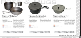 Vargo Titanium Ti-Boiler Pot