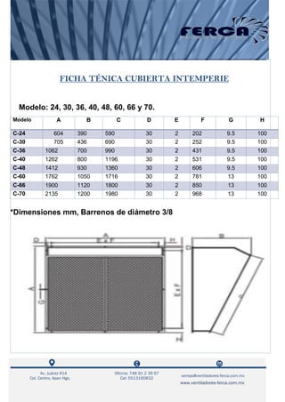 Ferca Catálogo ventiladores industriales -ferca-- | PDF