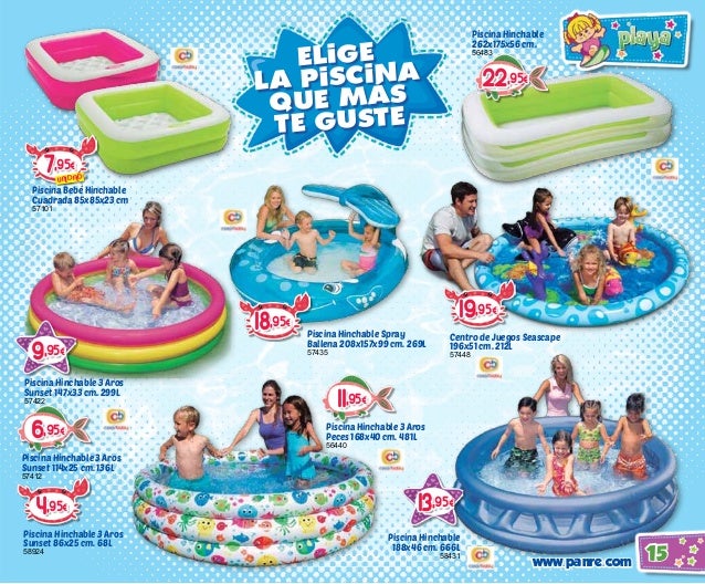 el mundo del juguete piscina