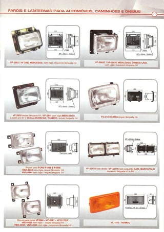 Catalogo Vinco Faróis 2013