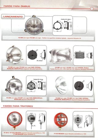 Catalogo Vinco Faróis 2013