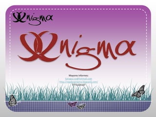 Mayores informes:Sanagui.co@hotmail.comhttp://regalosenigma.blogspot.com/7771324167