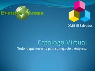 DMG El Salvador




Todo lo que necesite para su negocio o empresa
 