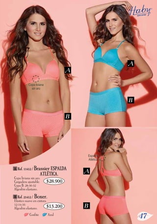 Nuevo Catálogo Haby - Ropa Intima | PDF