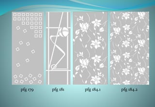 pfg 179 pfg 181 pfg 184.1 pfg 184.2
 