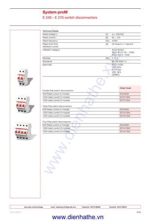Catalog rccb va rcbo abb | PDF