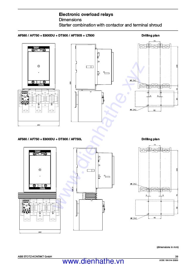 Catalog Relay nhiệt ABB