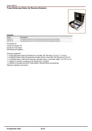 Reverse osmosis Household catalog | PDF