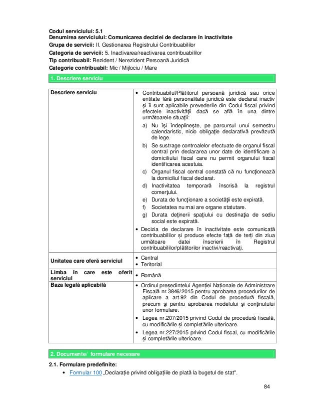 Catalog Servicii Livrate Contrib