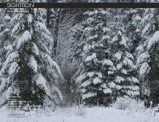 The 2015 Full Line Catalog
Sightron, Inc.
100 Jeffrey Way
Suite A
Youngsville, NC 27596 U.S.A.
tel: 800.867.7512
international calls: +1.919.562.3000
fax: +1.919.562.7129
www.sightron.com
email: info@sightron.com
 