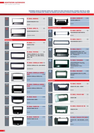 Catalog Sonavox accessoires autoradio et dvd dans votre auto par autoprestige-4x4
