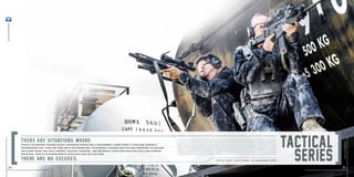 steiner-optics.com
Facing a determined, possibly deadly adversary. Patrolling a long border, a dark street, a coastline. Keeping a
neighborhood safe. There are times and places where only the sharpest, toughest, most reliable optics will do. Because
one blurry image, one costly mistake, could be a disaster – and one bright, clear view could give you a life-changing
advantage. These elite mission-worthy optics will give you that edge.
There are situations where
There are no excuses. tactical series police series military/marine series
34
steiner-optik2014
35
 