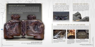 Crafted to see better,, notjust further.
Built for abuse. Designed for comfort.
4
steiner-optik2014
technology & innovations 5
The armored vehicle, serving in Iraq, was hit with an IED that blasted and burned everything
but the men inside. They got out safely, but much of their gear was destroyed – except for these
Steiner Military binoculars. They came out charred and misshapen, armor and chassis disfigured
by fire and impact – but still working, lens and prism systems intact. The men were suitably
impressed, but not really surprised. Steiner optics are world-renowned for ferocious toughness.
Like those who use them, they may take the occasional beating. But they are never defeated.
Assaulted and blasted
but never defeated.
Blasted and burned in iraq
Over 72,000 Steiner M22 binoculars have served the U.S.
Military since 1991, most still in service.
For over 65 years, Steiner Optik in Bayreuth, Germany, has set the bar in premium long-range optics. Over 460 exacting
steps ensure rigorous quality throughout design and manufacture. Relentless innovation creates technologies like
the N2 Injection™ system, laser protection filters, steiner Nano-Protection®
and Diamond Night™ lens coatings.
Constant user feedback, from battlefields to birding, keeps performance state-of-art. No optic will serve you better.
Binoculars rest comfortably in the palms, with
rubberized housings and hand-friendly ridges,
curves and pads for intuitive use. Scopes have
adjustable illumination, oversized knobs, and
positive sound/feel feedback for easy settings
and repeatable accuracy. Every detail is ergonomically
perfect. Because the world never is.
100% in-house optics
Steiner grinds and polishes its own premium lenses
and BaK4 prisms, then multi-coats all air-to-glass
surfaces with proprietary coatings for unmatched
brightness and clarity.
Perfect coatings
Steiner advanced lens coatings, applied to every air/
glass surface, have evolved to enhance light so your
eyes perceive more contrast and brighter detail, even
in low light conditions.
Unerring precision
After more than 460 high-precision
manufacturing and inspection
steps, finished multi-coated lenses
are assembled into unbreakable
Makrolon®
polycarbonate bin-
ocular housings.
Battle-proven Steiner lenses and prisms are built
into unbreakable, rubber-armored Makrolon®
polycarbonate binocular housings, and seamless,
high-strength alloy scope tubes. Then purged,
sealed and shielded to be fog-proof, waterproof,
impact resistant and immune to extremes of every
kind. Now, and for lifetimes to come.
steiner-optics.com
 