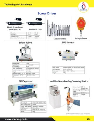 Wire Harnessing Machines
Automatic Wire Cutting & Stripping Machine
Model - HSE - 140
2
Wire Cross Model HSE-140 : 0.2 to ...