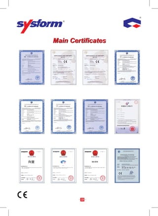 Main Certificates




        18
 