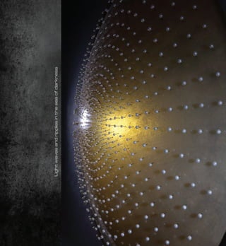 Light waves and ripples in the sea of darkness
 