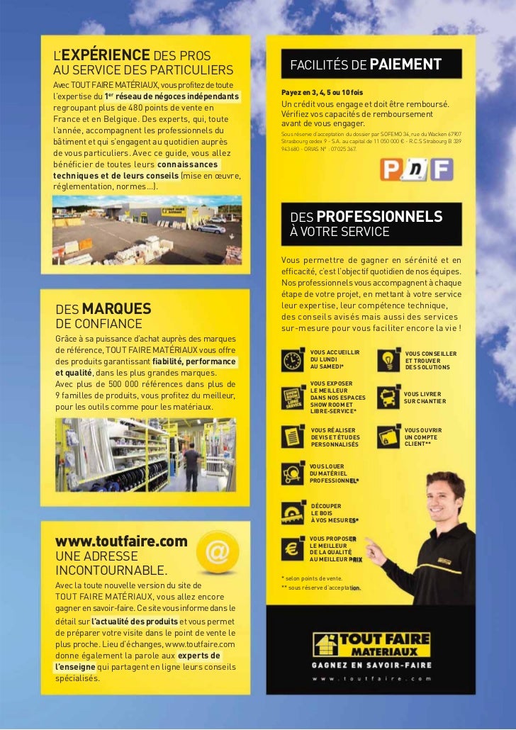 Formidable Tout Faire Materiaux Guise #3: 3. Lu0027EXPÉRIENCE DES PROSAU SERVICE DES PARTICULIERS FACILITÉS DE PAIEMENTAvec TOUT FAIRE MATÉRIAUX ... Formidable Tout Faire Materiaux Guise #3: 3. Lu0027EXPÉRIENCE DES PROSAU SERVICE DES PARTICULIERS FACILITÉS DE PAIEMENTAvec TOUT FAIRE MATÉRIAUX ...