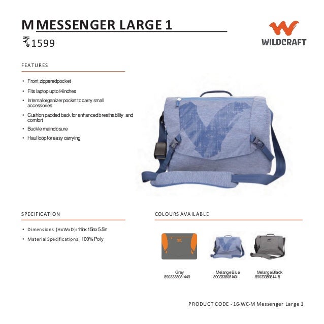 wildcraft orbit nova l duffle