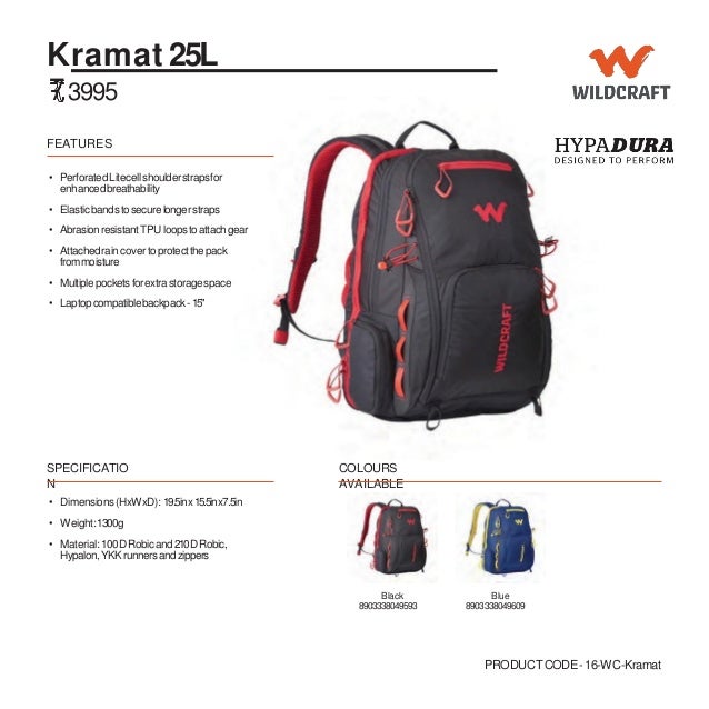 wildcraft orbit nova l duffle