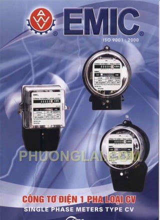 Catalogue cong to 1 pha-emic