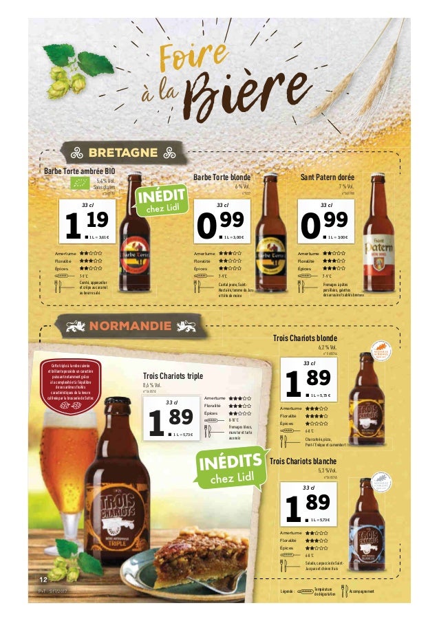Foire à la Bière Lidl 2017 - Catalogue