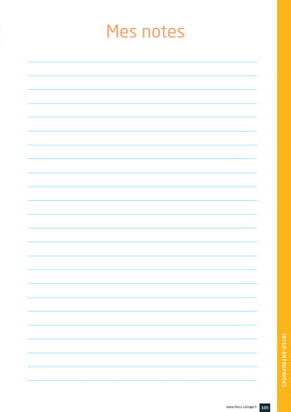 Mes notes
INTER-ENTREPRISES
105www.feecs-usinage.fr
 