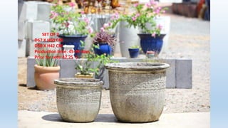 SET OF 2
- D67 X H60 CM
- D50 X H42 CM
- Production time: 45-60 days
- Price for sets: 42.25 $
 