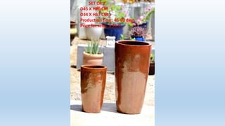 SET OF 2
- D45 X H90 CM
- D34 X H57 CM
- Production time: 45-60 days
- Price for sets: $ 31.5
 