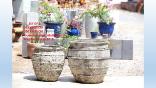 SET OF 2
- D75 X H65 CM
- D50 X H55 CM
- Production time: 45-60 days
- Price for sets: 65.20 $
 