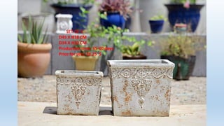 SET OF 2
- D45 X H38 CM
- D34 X H30 CM
- Production time: 45-60 days
- Price for sets: 28.25 $
 