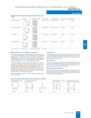 Sentron Wl Thông số kĩ thuật Siemens-ACB-3 WL | PDF