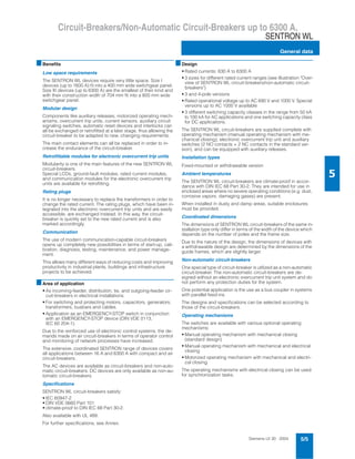 Thông số kĩ thuật Siemens-ACB-3 WL | PDF